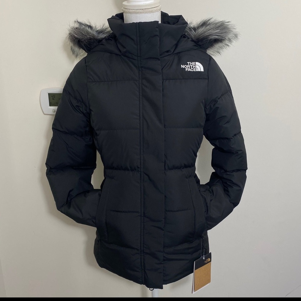 The North Face Women's Gotham II Jacket Down Coat TNF Black Sz XL